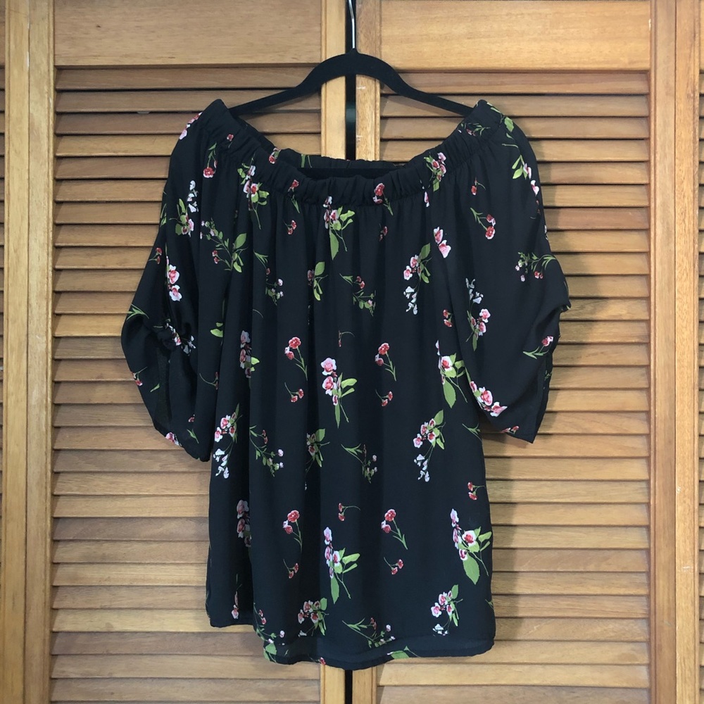 Over-the-shoulder blouse